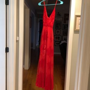 Red prom dress